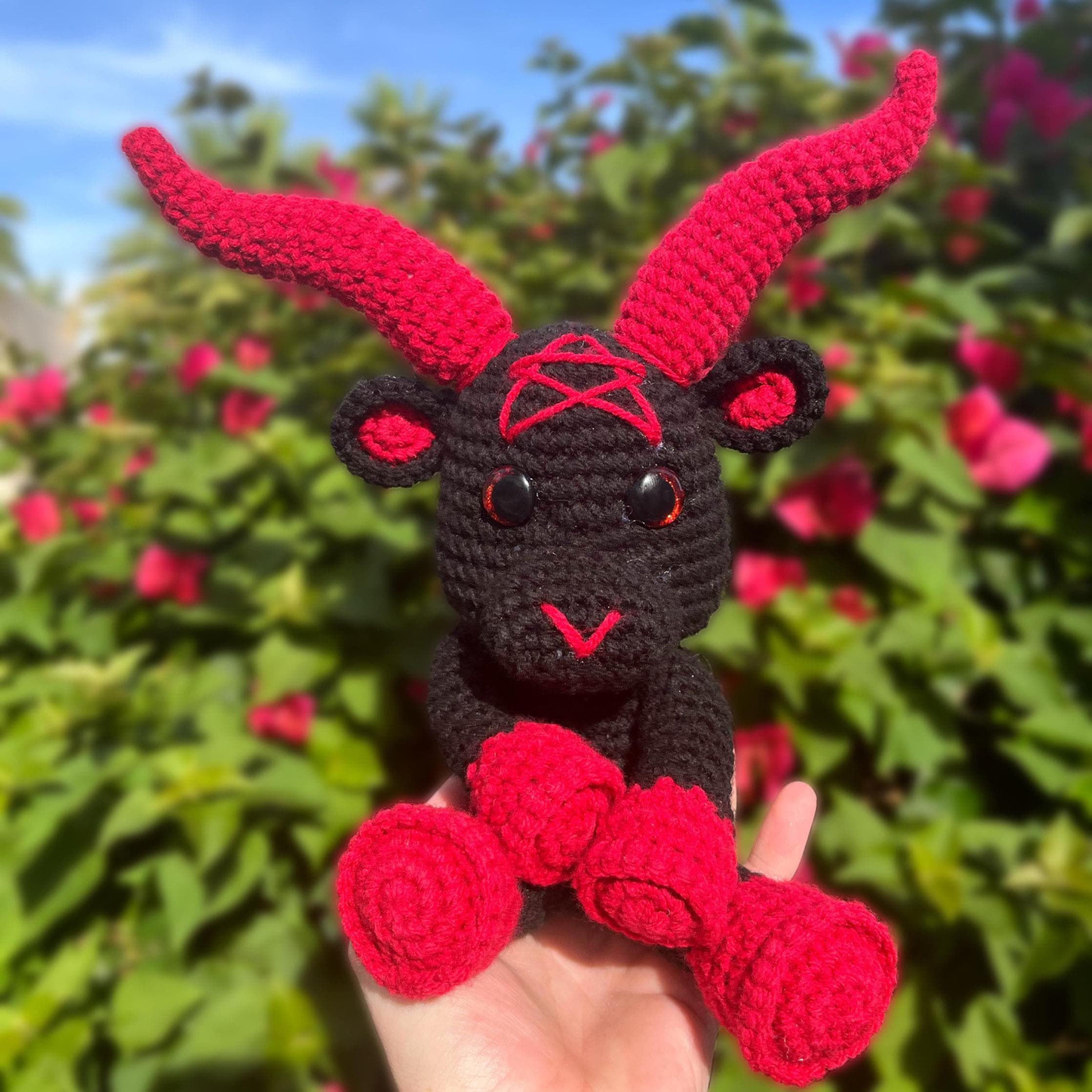 Baphomet Amigurumi Stuffed Toy