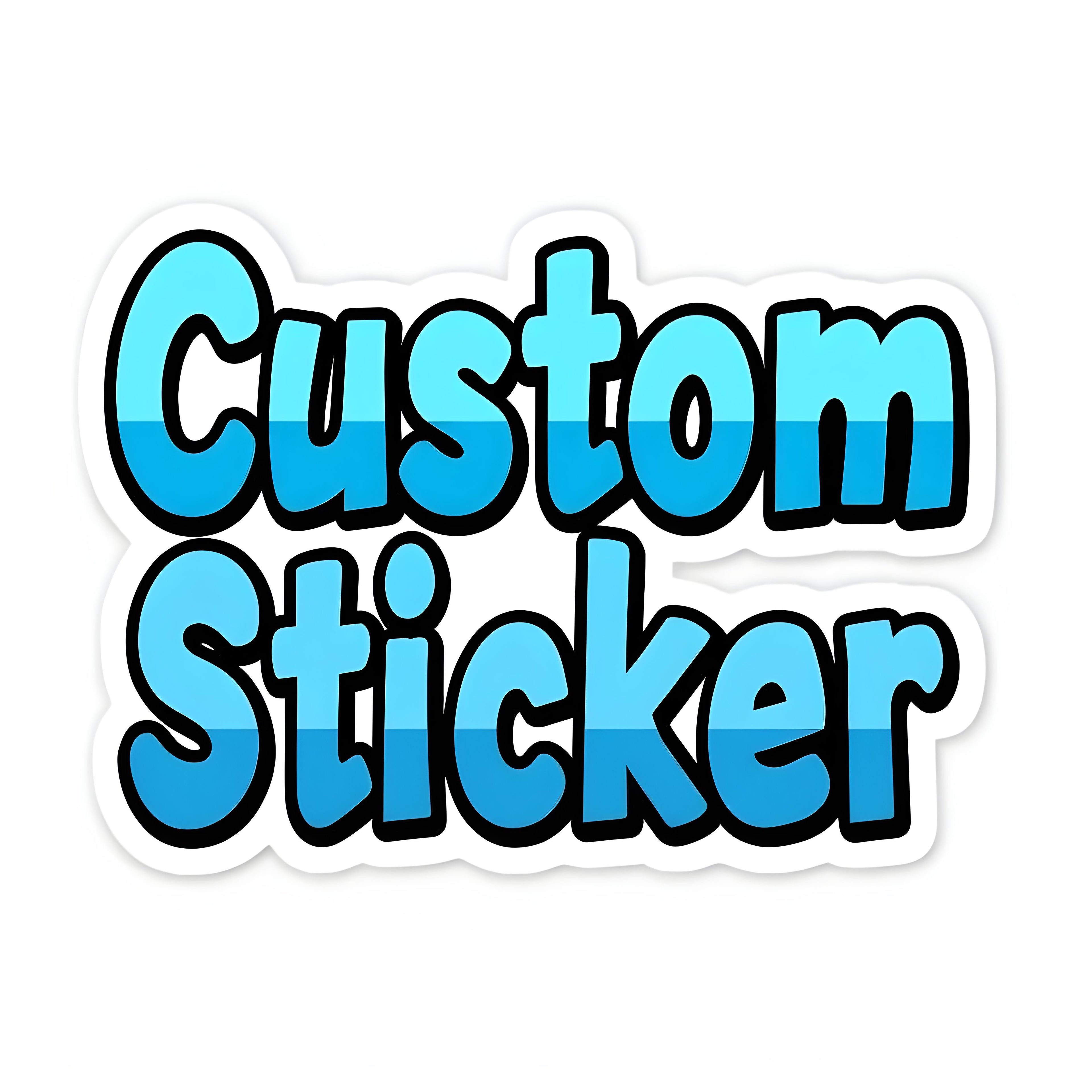 Custom Stickers – Kiss-Cut Vinyl or Holographic | Personalized Decals