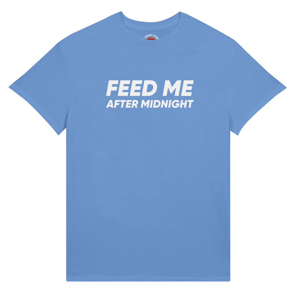 Feed Me After Midnight Premium Ultra Cotton Tee – Plus Size Shirt | BBW Gainer | Body Positive Shirt | Size Inclusive Unisex Apparel