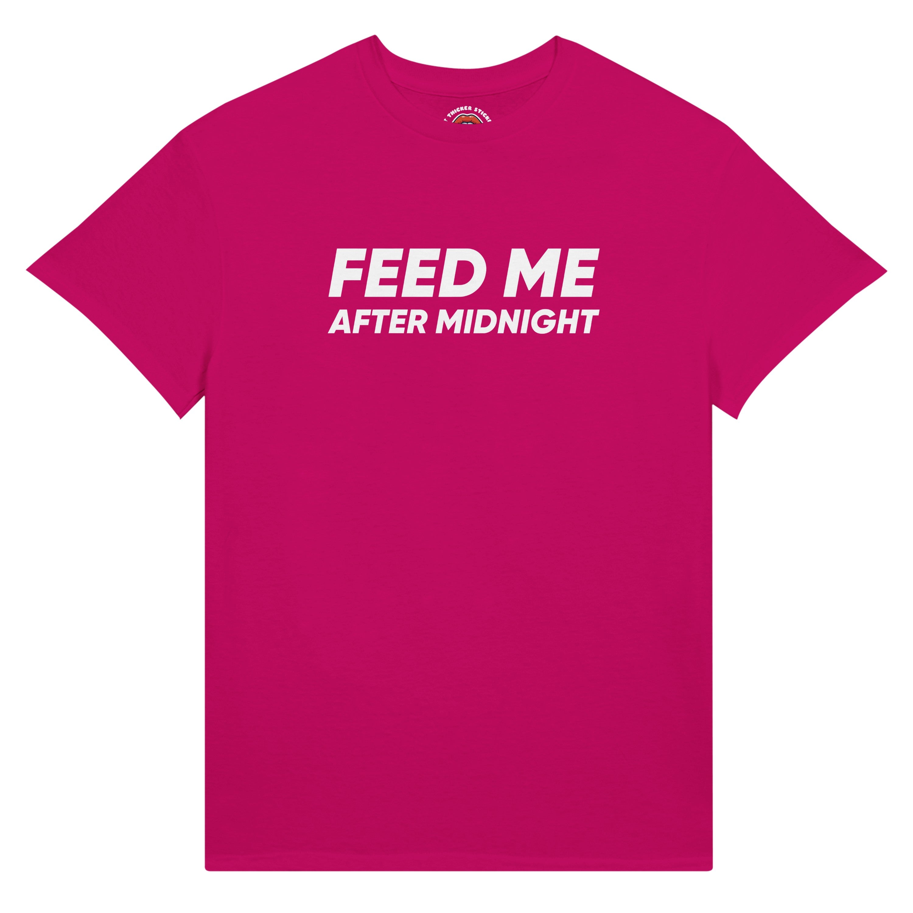 Feed Me After Midnight Premium Ultra Cotton Tee – Plus Size Shirt | BBW Gainer | Body Positive Shirt | Size Inclusive Unisex Apparel