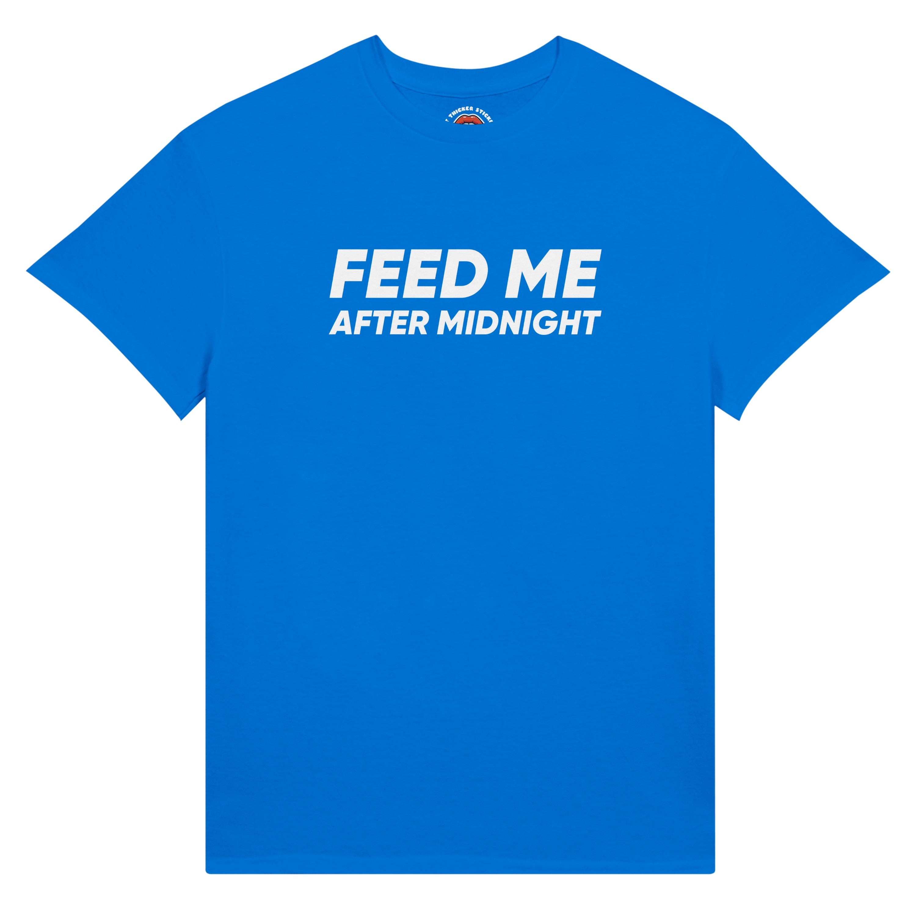 Feed Me After Midnight Premium Ultra Cotton Tee – Plus Size Shirt | BBW Gainer | Body Positive Shirt | Size Inclusive Unisex Apparel