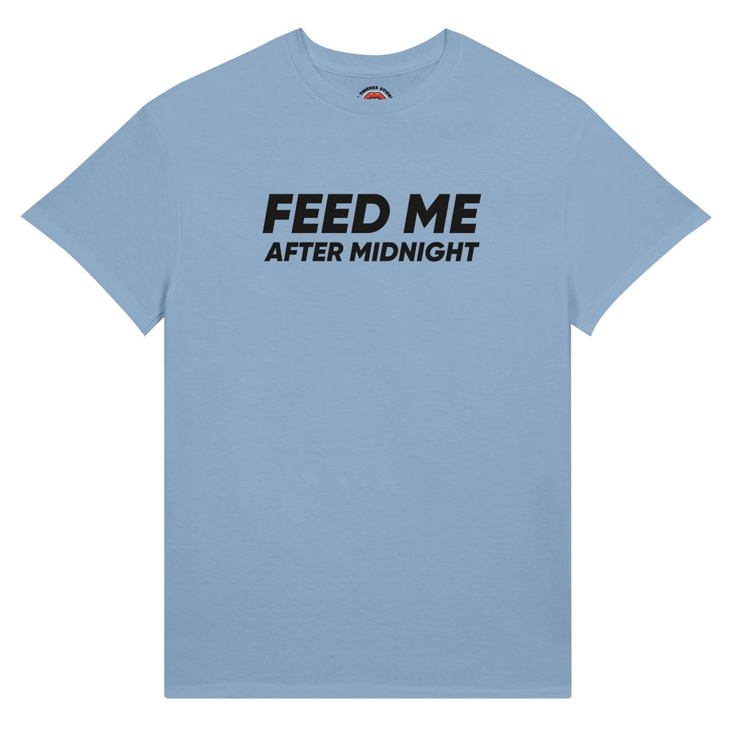 Feed Me After Midnight Premium Ultra Cotton Tee – Plus Size Shirt | BBW Gainer | Body Positive Shirt | Size Inclusive Unisex Apparel