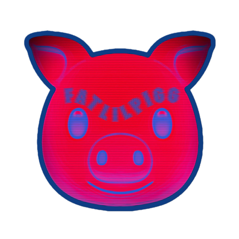 FatLilPigg x Get Thicker Stickers Collab Piggy Sticker | Custom Vinyl Decal | Cute Pig Design | Body Positive Sticker