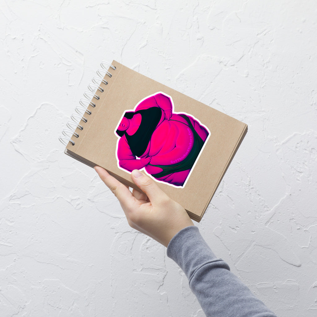 Bold SSBBW Body Positive Sticker - Curvy Body Positivity Vinyl Decal, Sexy Lady Sticker, Fat Woman Stickers, Fat Mudflap Girl Sticker