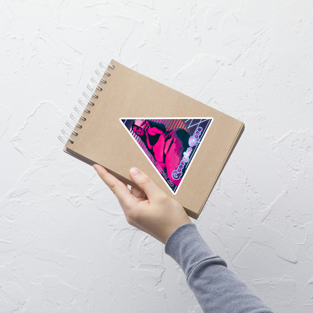 Georgia Rose x Get Thicker Stickers Collab Sticker | BBW Sticker | Sexy Retro Vibes