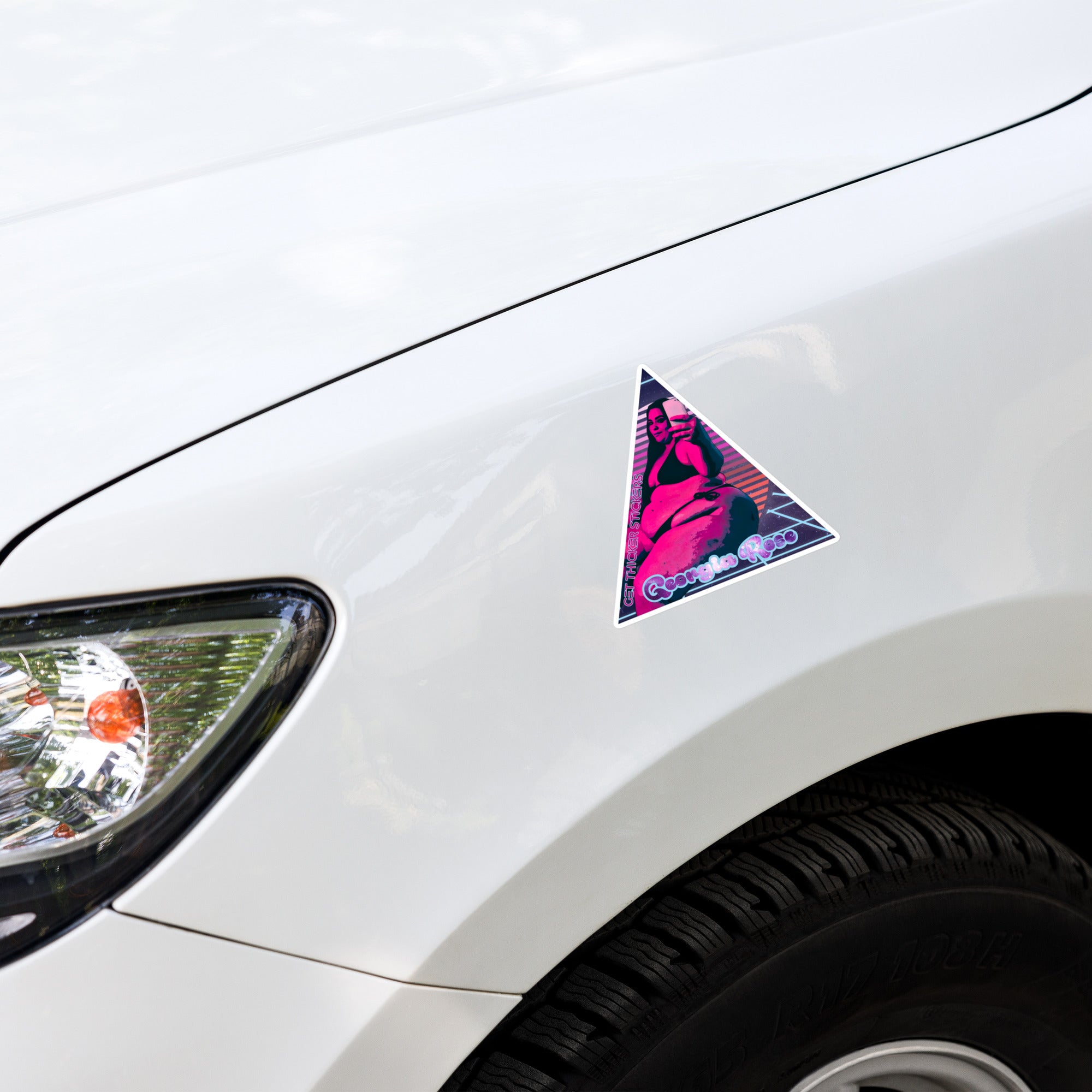 Georgia Rose x Get Thicker Stickers Collab Sticker | BBW Sticker | Sexy Retro Vibes