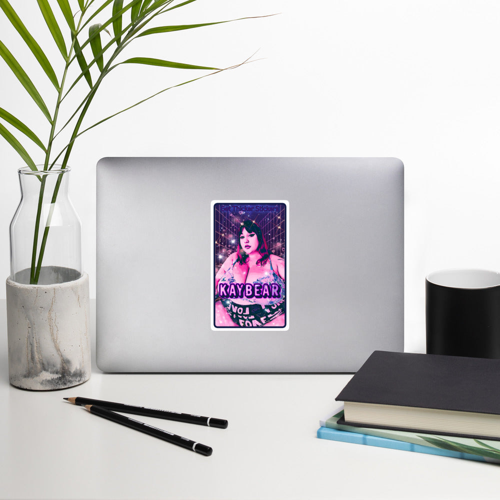Kaybear Cutie x Get Thicker Stickers Collab Sticker | SSBBW Sticker | Vinyl Decal