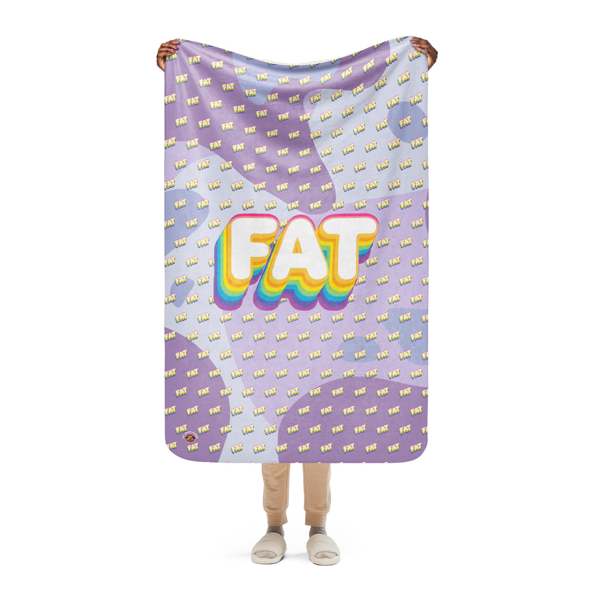 FAT Retro Sherpa Blanket