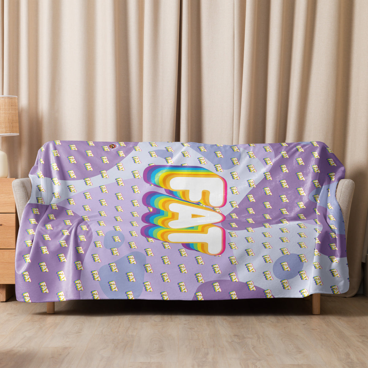 FAT Retro Sherpa Blanket