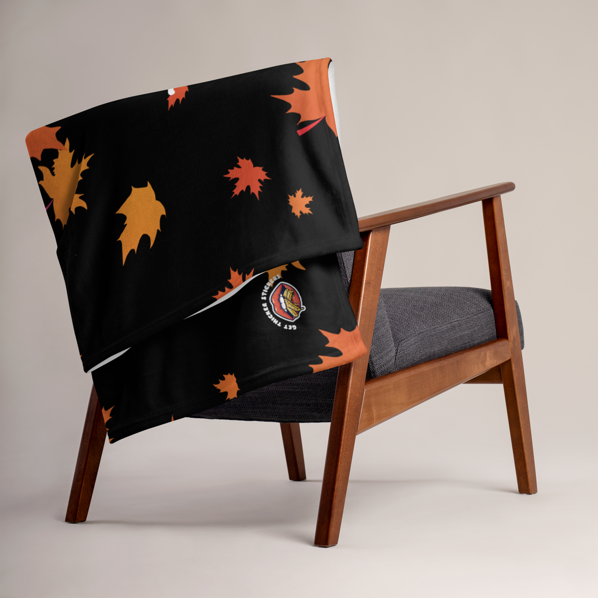 Falling for These Curves Throw Blanket